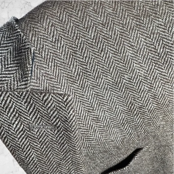 Lauren Ralph Lauren Mens 38S Slim Fit 100% Wool Herringbone Blazer Brown - Picture 9 of 10